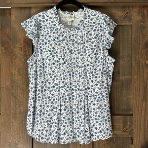 NWOT St. John’s Bay Women’s Pintuck Top